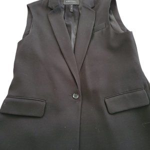 BCBG MaxAzria Long Single Button Vest